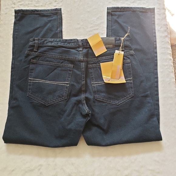 Platoon size 34/32 dark wash straight leg mens jeans New with tags - Picture 7 of 15